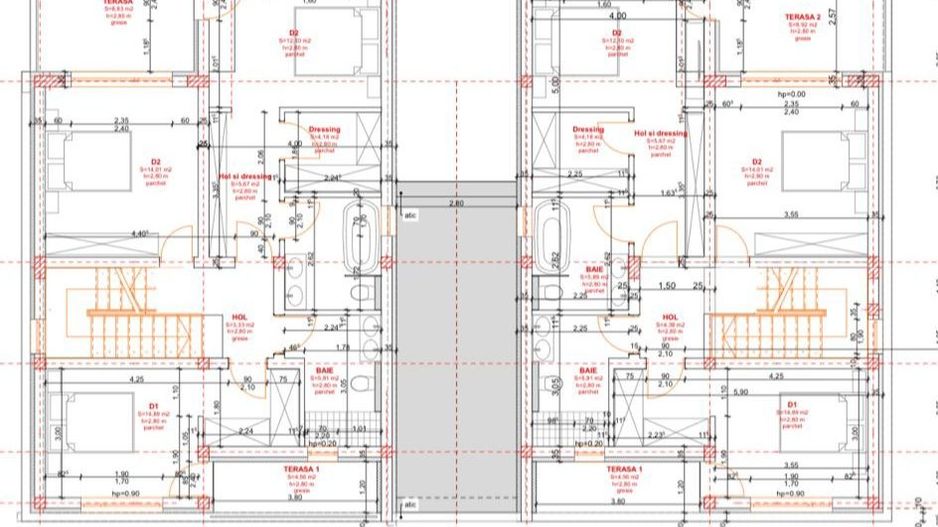Duplex cu 5 camere despartit prin Garaj - Lidl - Poză 18
