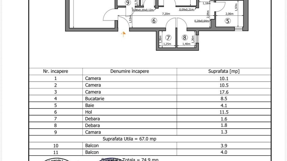 Apartament 3 Camere Decomandat  Petre Ispirescu | Etaj 1 - Poză 4