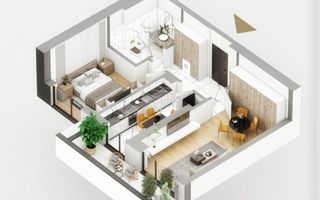 Apartament 2 camere de vanzare - Poză 1