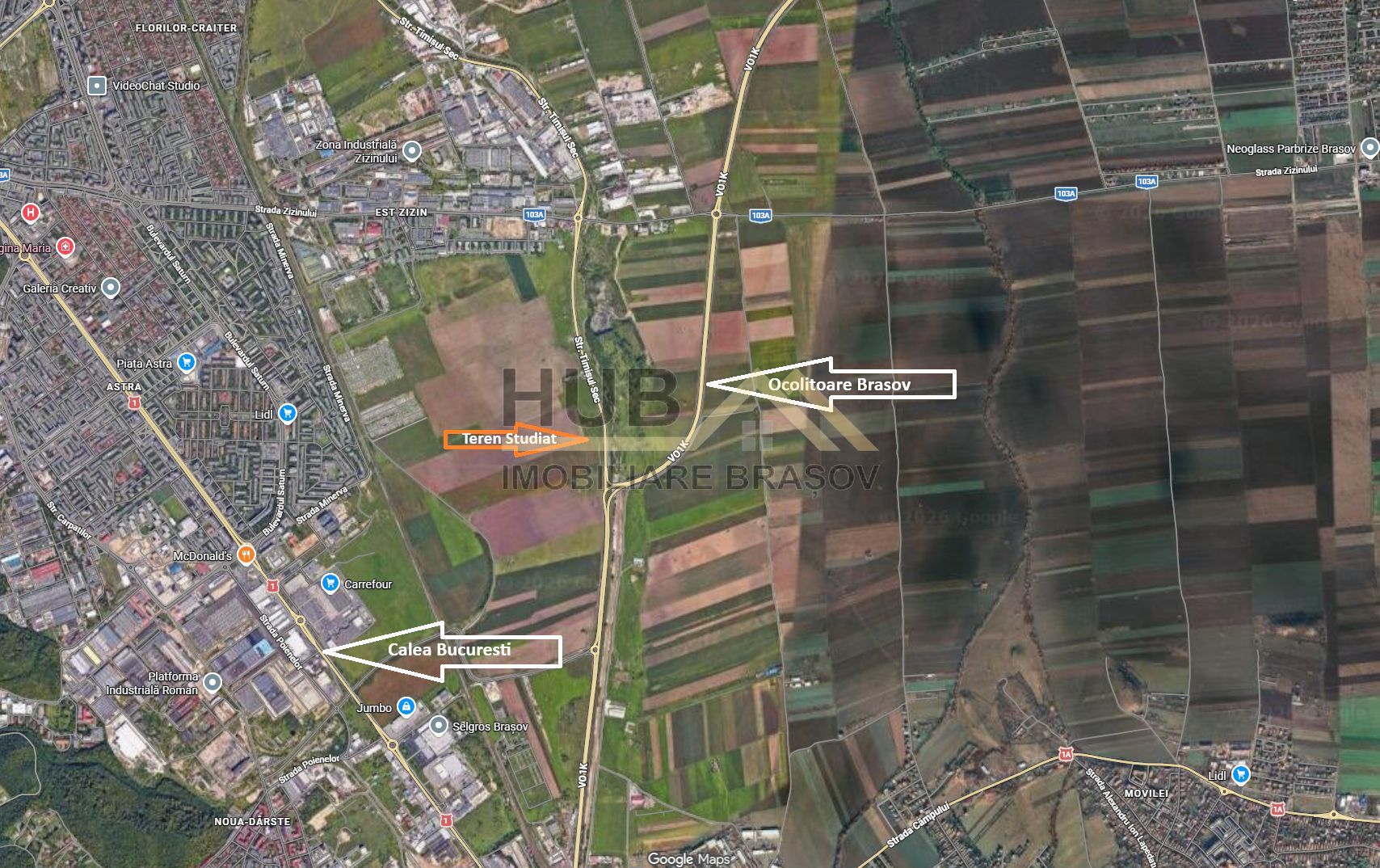 Teren Industrial,  5.558mp - zona Uzina 2 cu PUZ | Strada Timisul Sec - Poză 1
