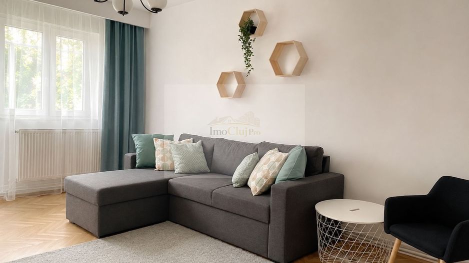 Închiriere apartament 3 camere,2 băi-etaj 2/4 | Mănăștur – McDonald's - Poză 1
