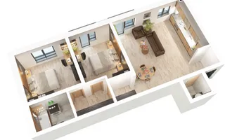 Apartament premium 73.5 mp utili 3 camere 2 bai etaj 1 zona Dna Stanca - Poză 13