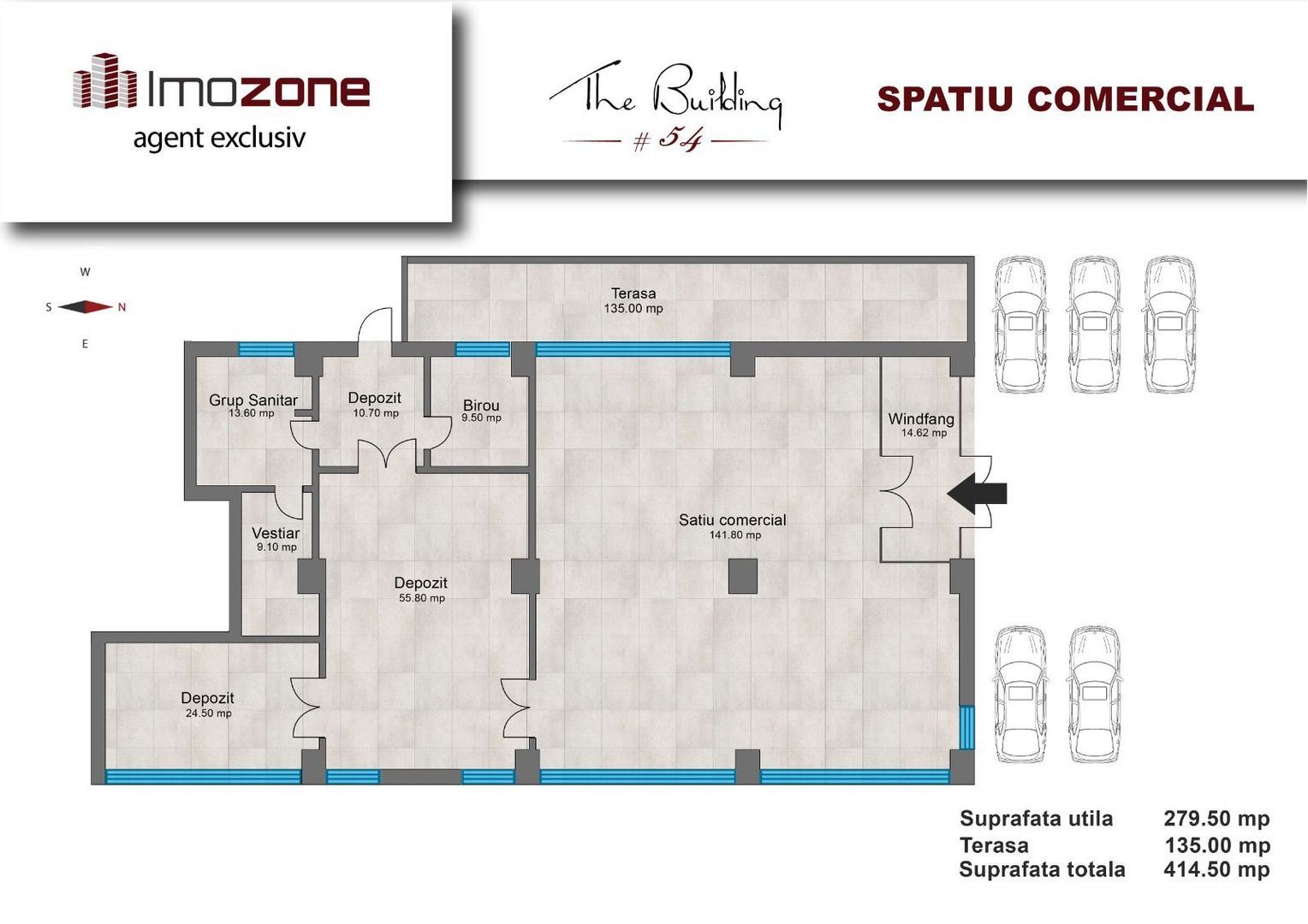 Spatiu Comercial | Militari-Uverturii-Apusului | 280mp + 135mp (terasa) - Poză 55