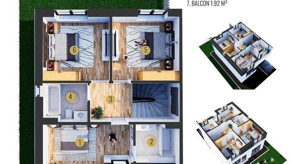 Reședință Modernă cu Finisaje Distinse - Poză 3