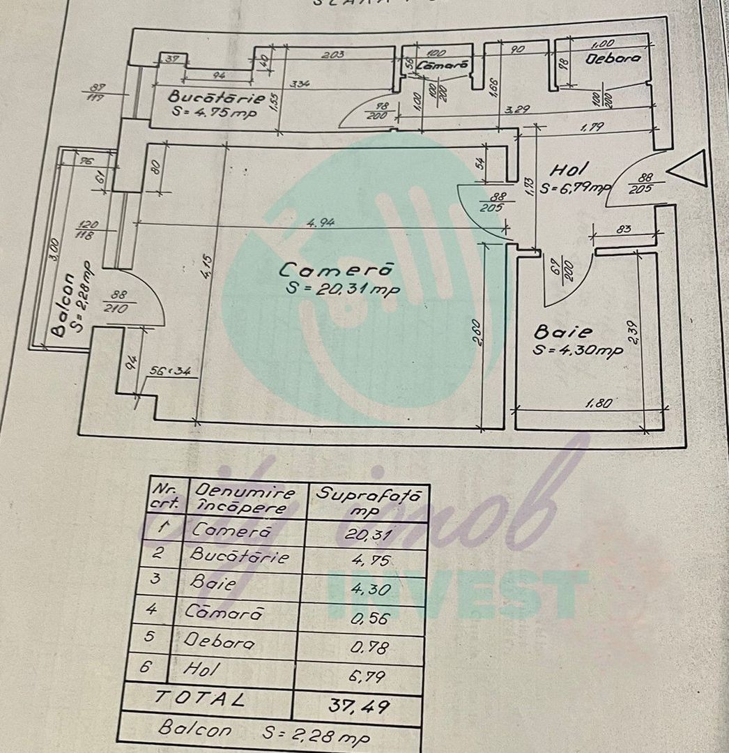 Garsonieră ultracentrală – Bulevardul Unirii – Piața Alba Iulia | Etaj 1 | 40 mp - Poză 7