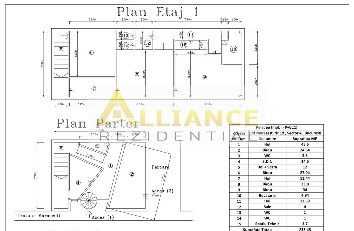 [PARCUL CAROL] Spatiu Comercial P + 1 | 233 MPU - Poză 11