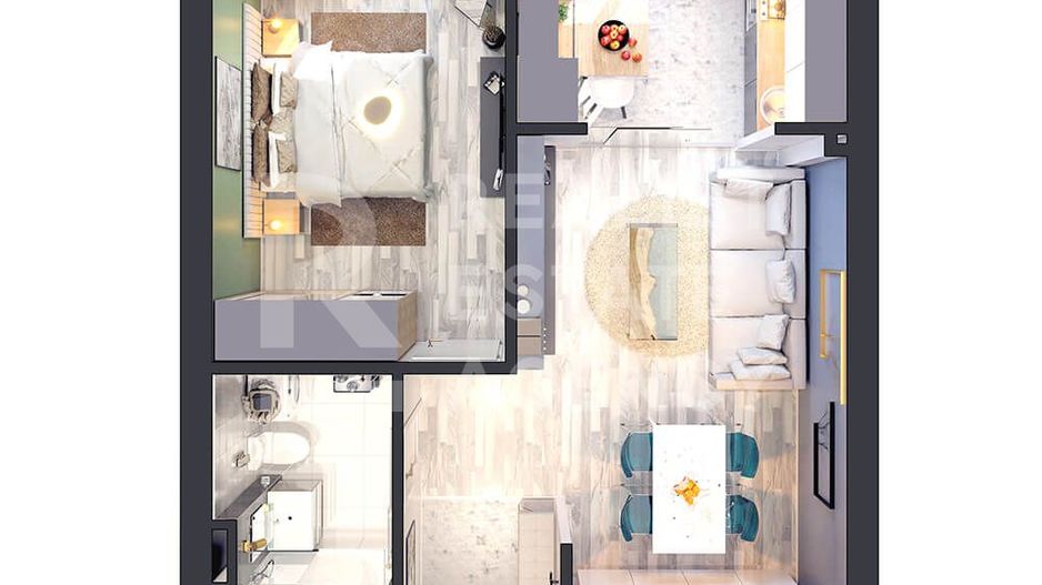 Vânzare, apartament, 2 camere tip 2A, HILS Titanium, București - Poză 8