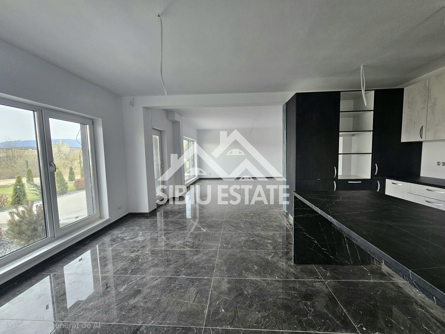 Casa moderna terase panoramice, garaj, curte mare - Poză 1