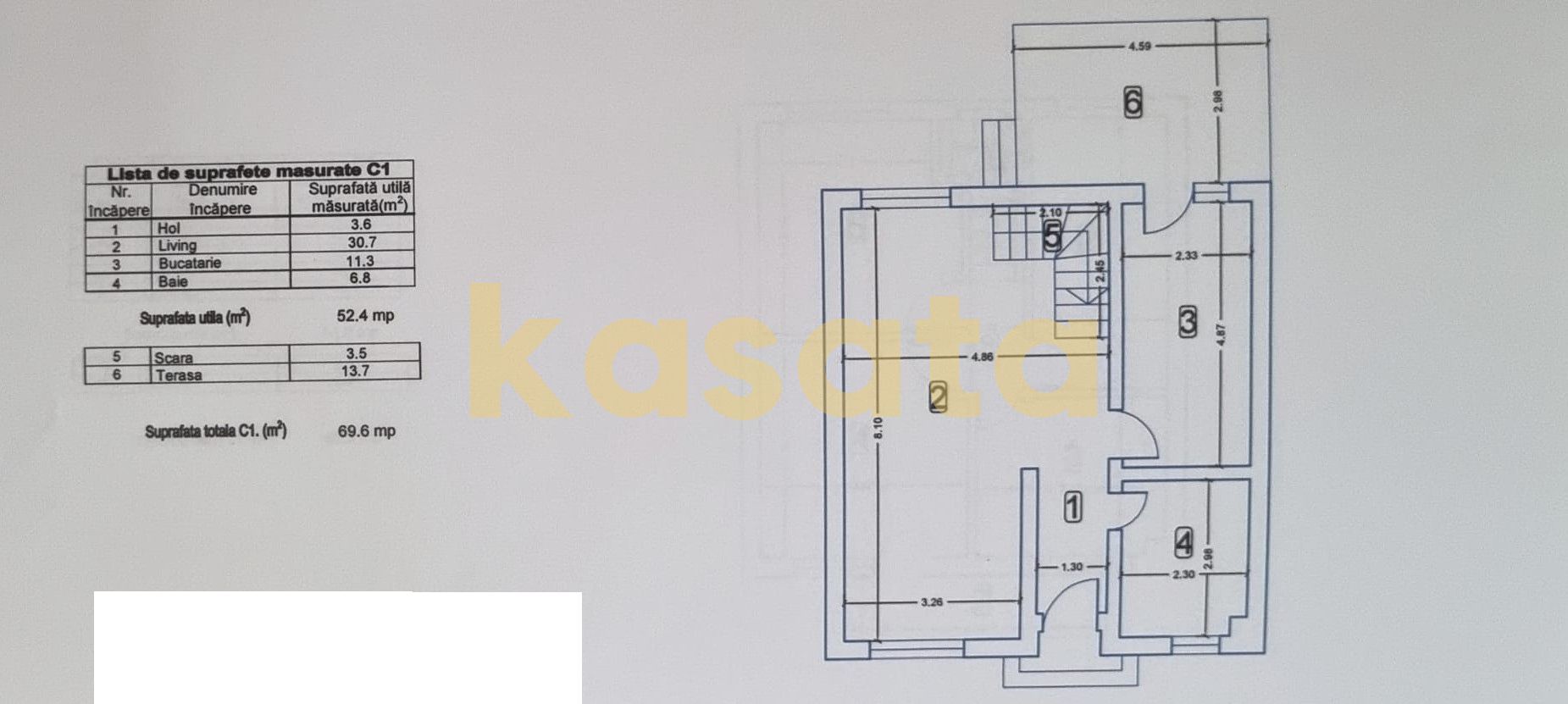Casă Individuală 🏡 | Domnești 📍 | P+1 | 4 Camere | 3 Dormitoare 🛏️ - Schiță 12