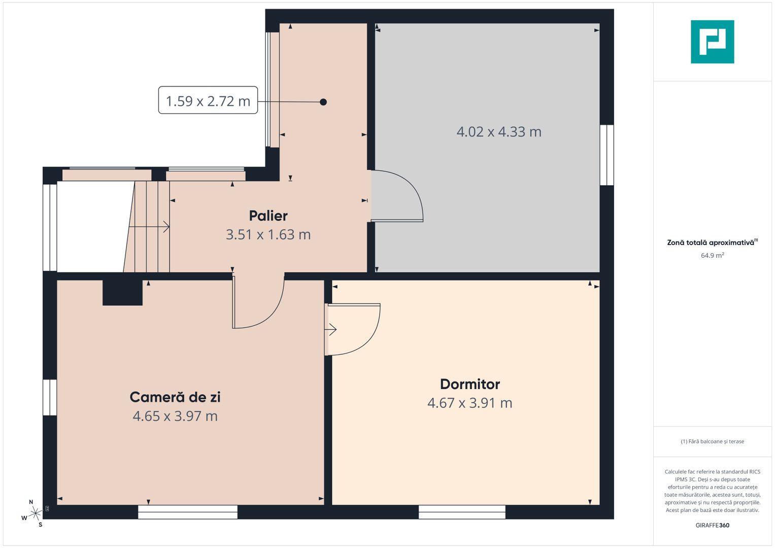 Casă cu 3 camere în localitatea Berindia, Arad - Poză 14