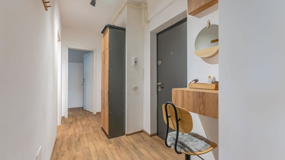 2 camere decomandat mobilat utilat cu gradina - Poză 19