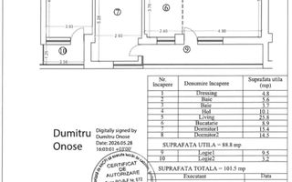 VANZARE 3 CAMERE DECOMANDAT | 90 MP UTILI | 2 BAI | 2 BALCOANE | STRAULESTI - Poză 9