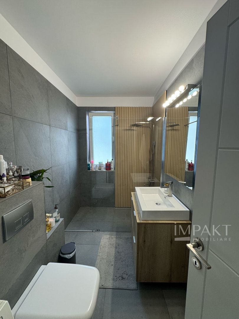 Apartament cu 2 camere, mobilat complet, complex privat - Borhanci - Poză 8