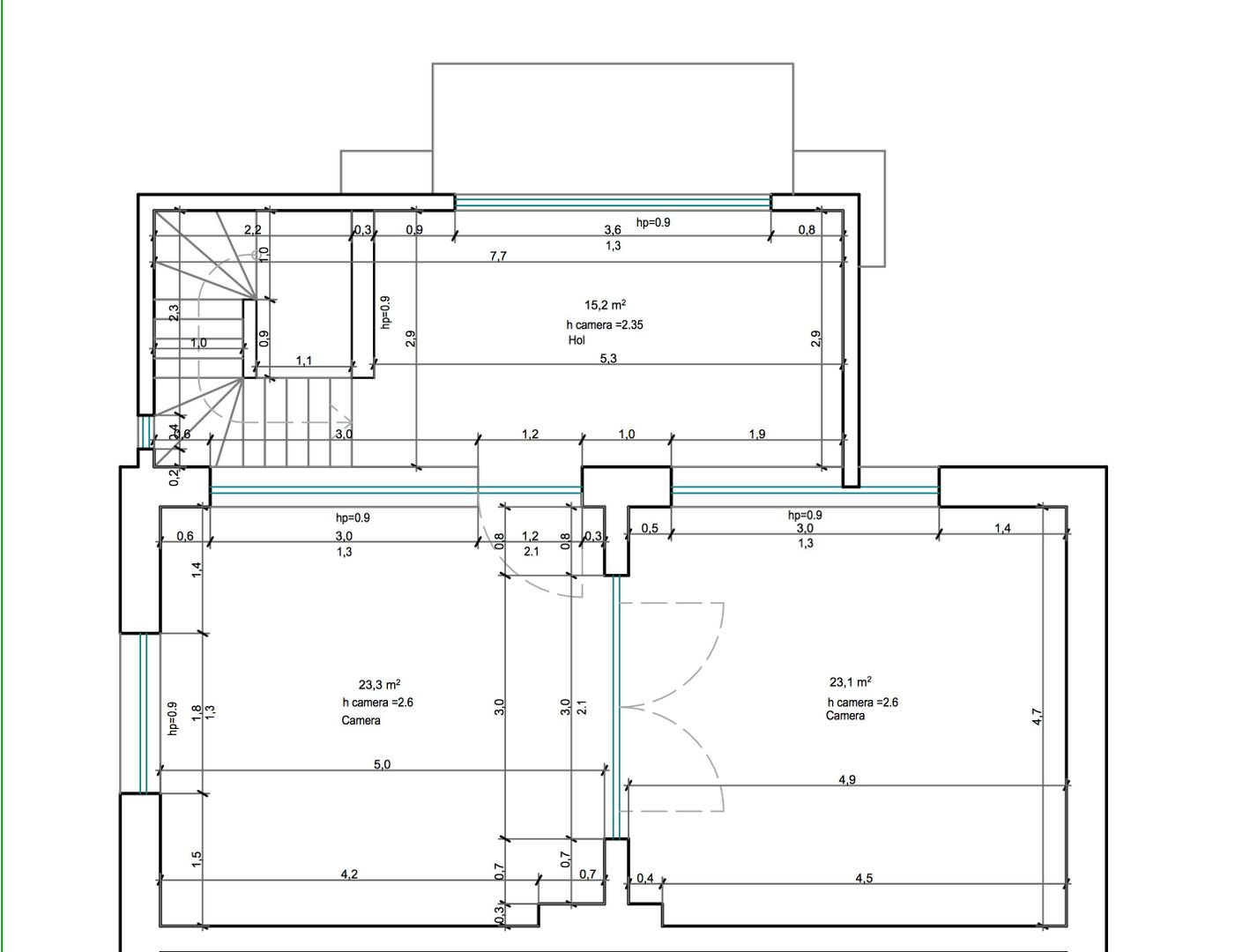 Inchiriat - Spatiu birouri 135 mp | Curte privata, 6 locuri parcare - Poză 5