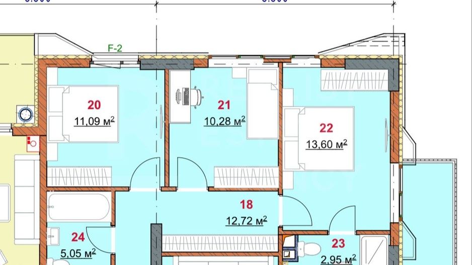 Vânzare, apartament, 3 camere, Bd.Europei, Botanica - Poză 5