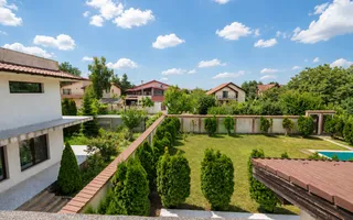 Vila cu piscina, 6 camere, 254mp utili, 815mp teren, com. Berceni - Poză 47