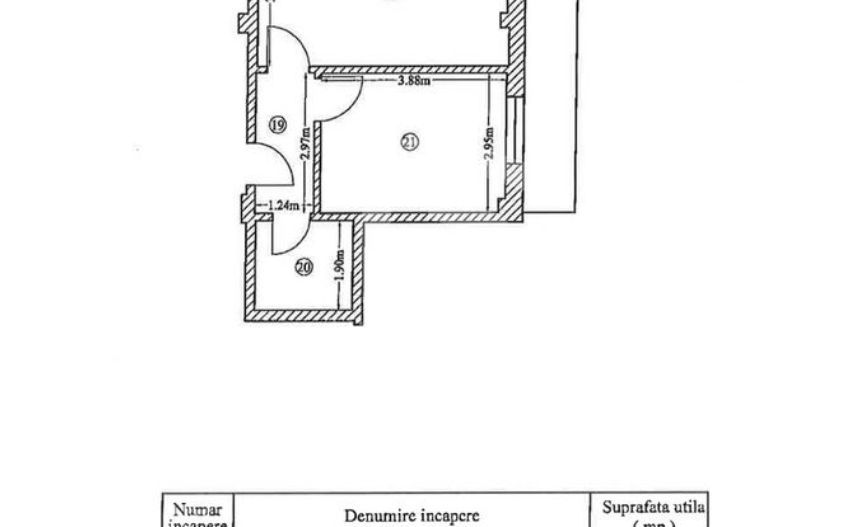 Apartament 2 camere Bragadiru Alunului, mobilat, balcon 15mp, parcare - Schiță 18