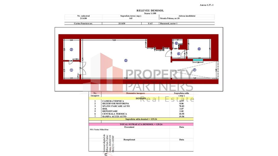 Cladire de birouri  Str. Polona - Str. Mihai Eminescu - Schiță 7