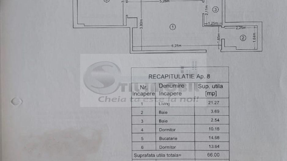 3 camere Tătărași • 74 mp • bloc 2017 • parcare • 215000 € - Poză 12