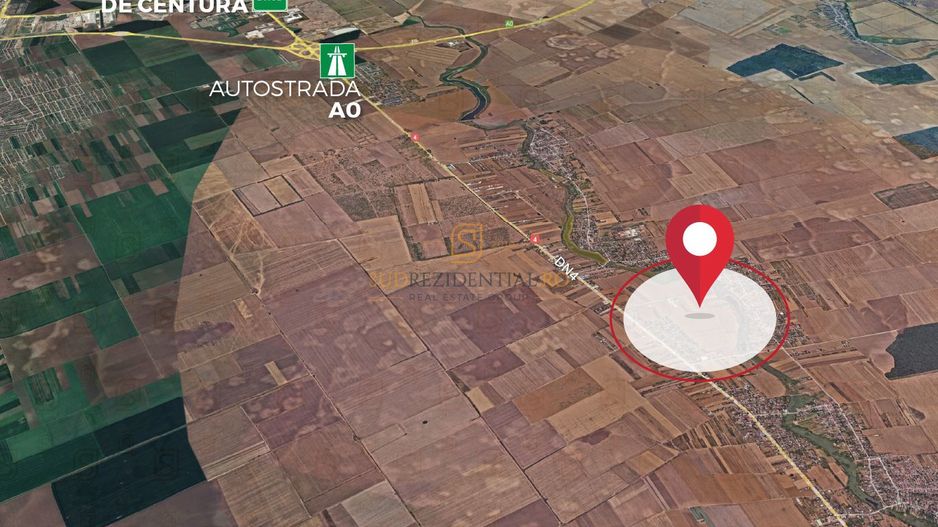 Lot teren casa in rate Frumusani 657 mp cu dubla deschidere - Poză 2