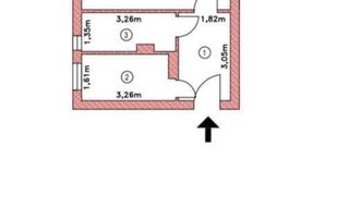 Garsoniera decomandata bloc 4 etaje Valea Ialomitei - Schiță 7