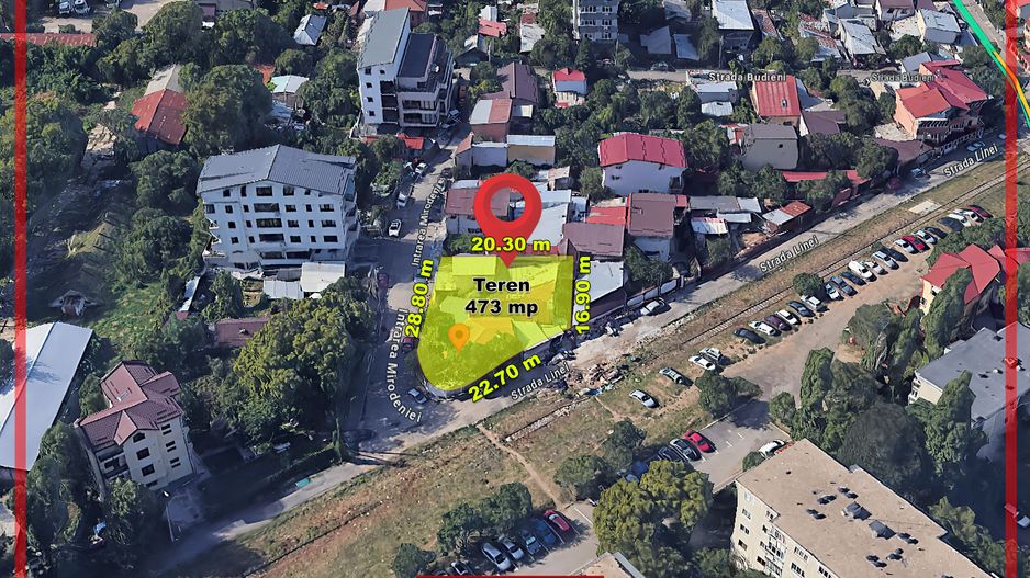 Teren investitie, Militari - Mirodeniei, 473mp,  zona M2, POT 70%, CUT 3,0 mp. - Poză 3