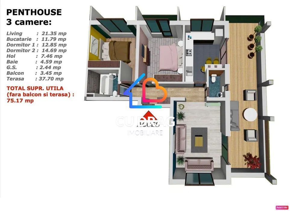 Penthouse Selimbar - Poză 2