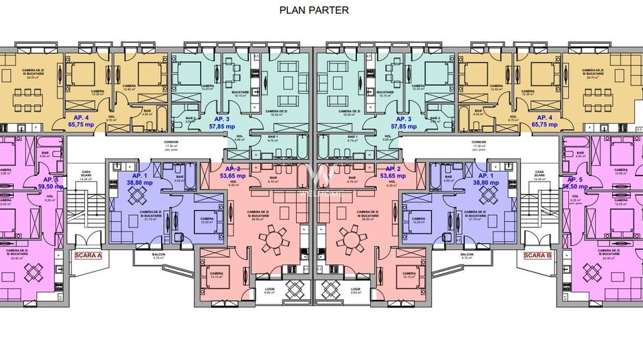 Apartament 3 camere,  Prelungirea Doamna Stanca - Schiță 5