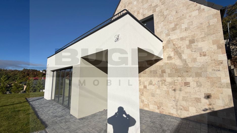 Casa cu arhitectura moderna 200mp, teren 800mp, Rooftop, zona Feleacu - Poză 3