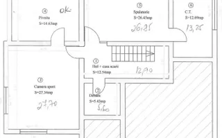Casa Individuala in Selimbar cu garaj dublu si curte spatioasa - Schiță 12