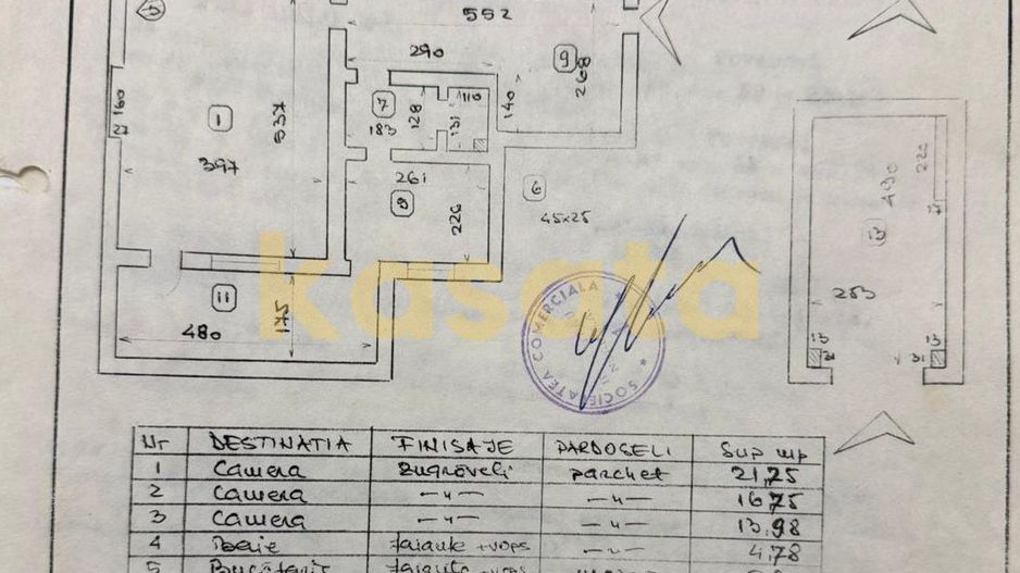 Apartament de vânzare | Ultracentral | 3 camere | Garaj | Boxă - Schiță 22