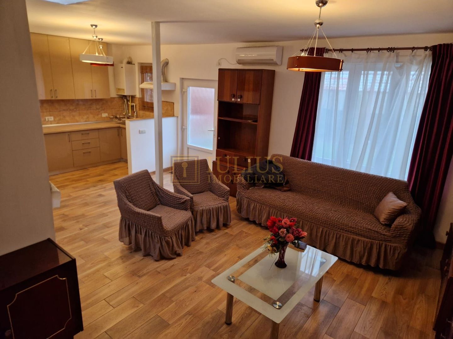 2 camere, parter-la curte, Brancoveanu, centrala proprie - Poză 3