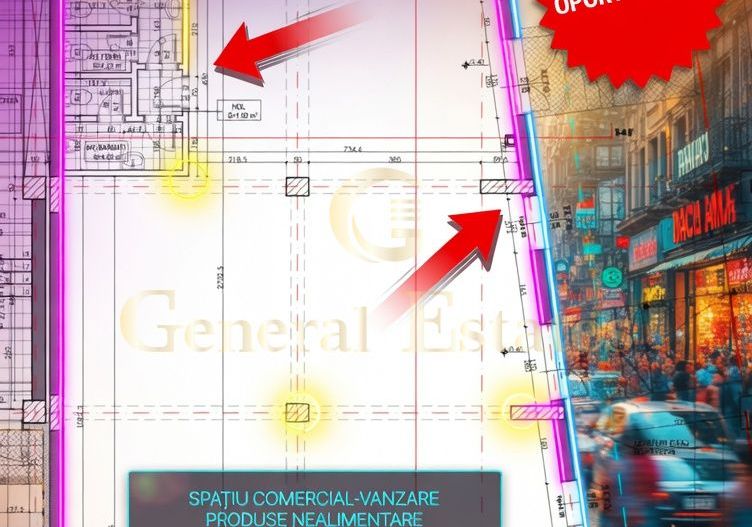 SPAȚIU COMERCIAL DE ÎNCHIRIAT – VIZIBILITATE MAXIMĂ –STR. I.C BRATEANU - Poză 2