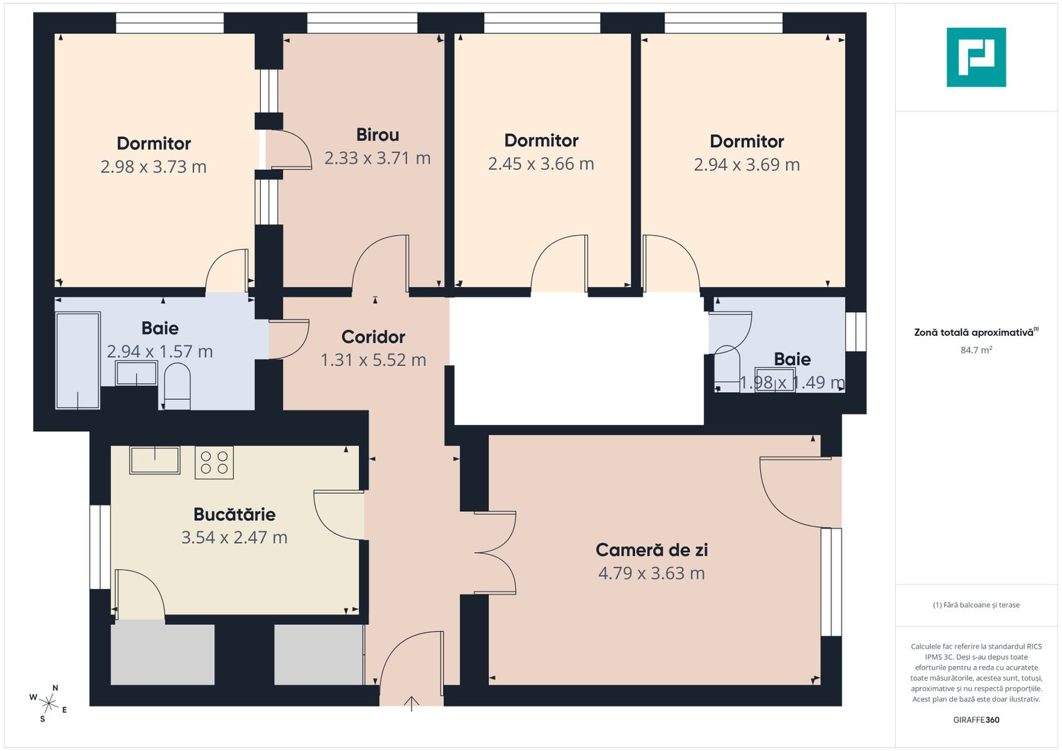 Apartament  5 camere si Garaj în Vlaicu - Poză 9