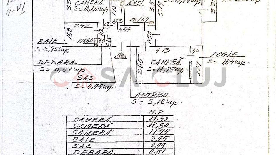 3 camere, etaj intermediar, Zona Brd Marasti - Poză 7
