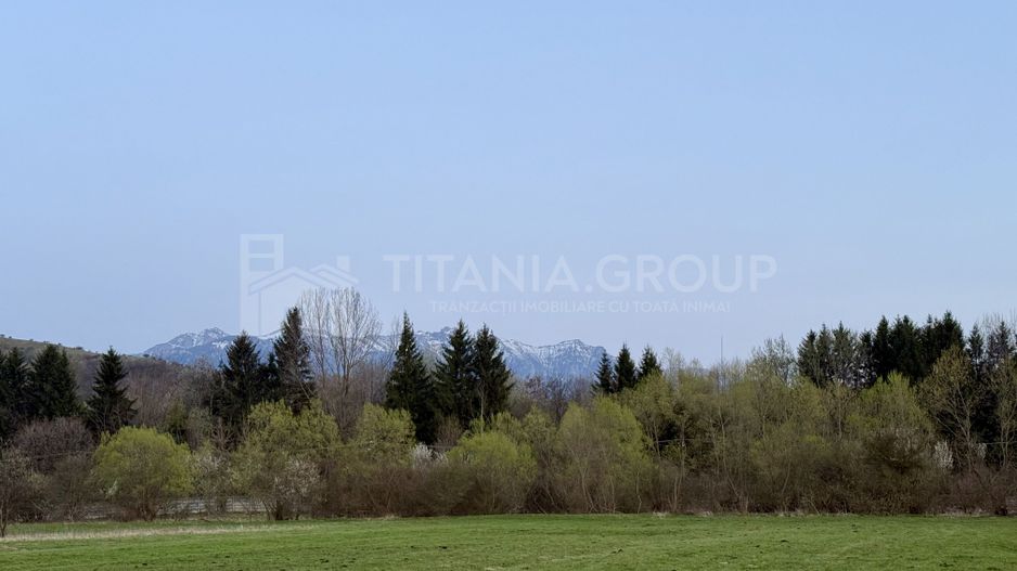 Teren intravilan, 7838 mp, cu priveliște superbă spre munți – Zărnești - Poză 2