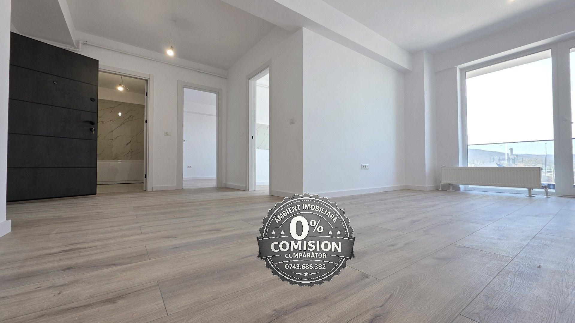 APARTAMENT tip STUDIO - 2 camere, 53 mp, ETAJ 1, Complex LOGICENT; - Poză 3