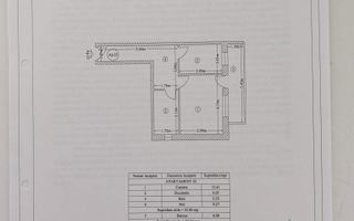 Garsoniera Sos. Alexandriei - Bragadiru cu loc de parcare inclus - Schiță 7