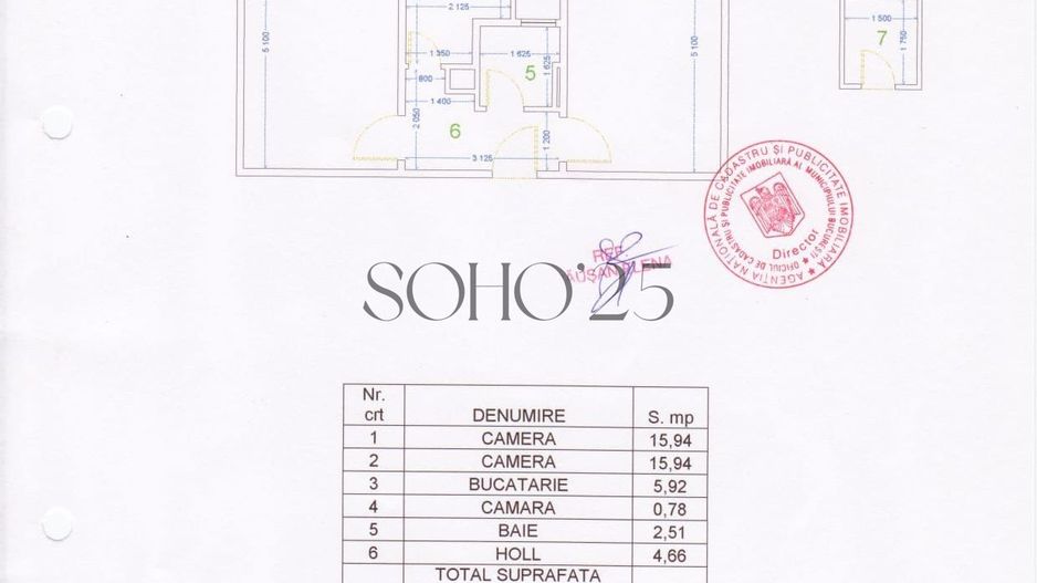 Apartament 2 camere decomandat | Etaj 3 | Boxă inclusă - Schiță 8