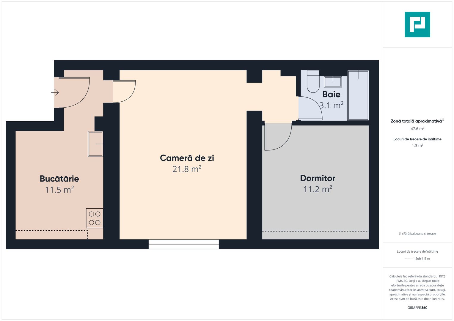 Apartament cochet cu 2 camere – Zona Dâmbovița - Poză 10