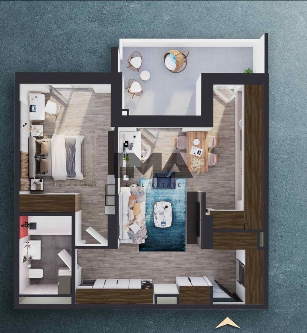 Apartament 2 camere, 57.5 mp, Elite City, COMISION 0 - Poză 1