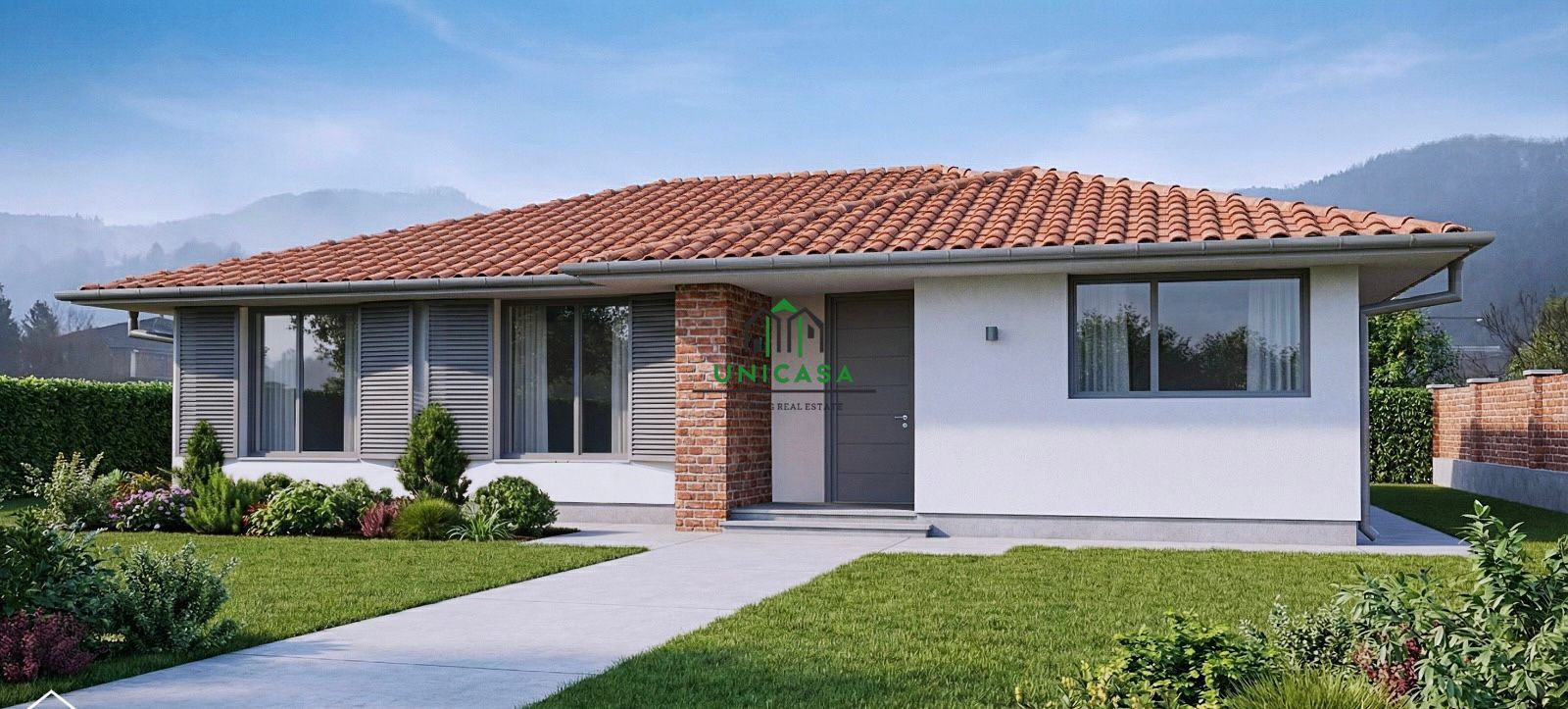 Casă nouă/ Construită doar pe parter/ Bujoreni/ 4 Camere - Poză 1