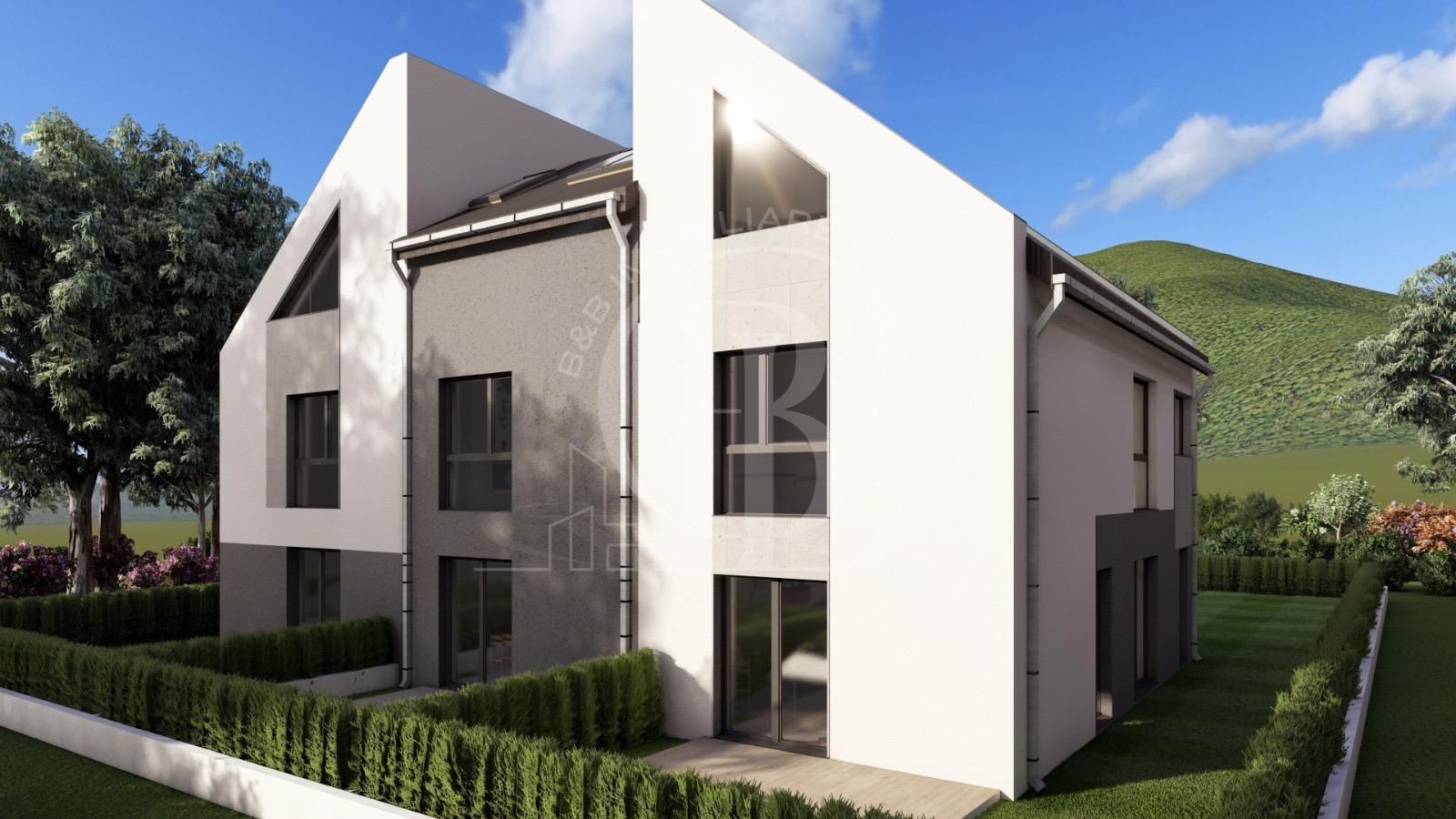 Vilă Triplex 4 Cam Arhitectură Modernă- Grădină Individuală -Panouri solare - Poză 2
