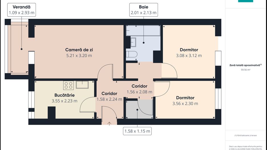 Apartament zona Lipovei - Poză 12