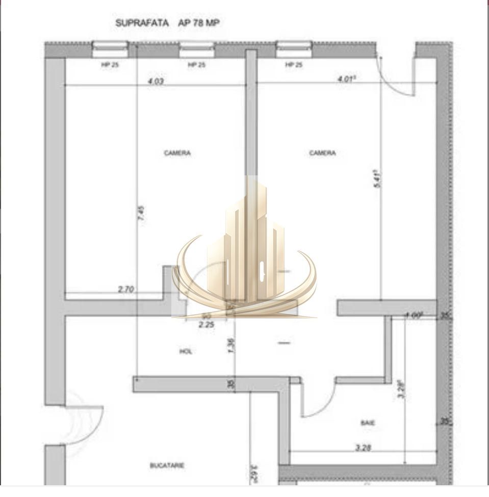 Apartament 2 camere/ decomandat/la cateva minute de centrul Timisoarei - Schiță 11