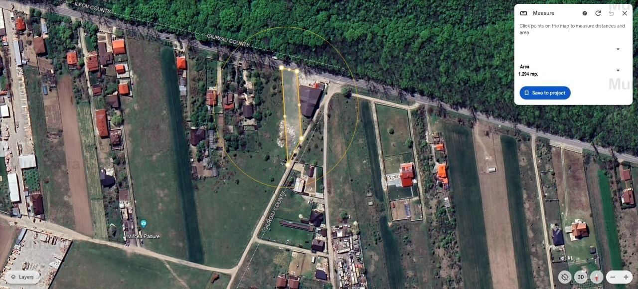 CIOROGARLA - langa Hanul Imparatilor, 1.294 mp. teren cu acces din DJ601 - Poză 1