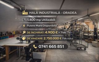 14.302 MP TEREN | 4.925 MP CONSTRUIT | PUTERE ELECTRICĂ EXCEPȚIONALĂ | FĂRĂ SARCINI - Poză 1