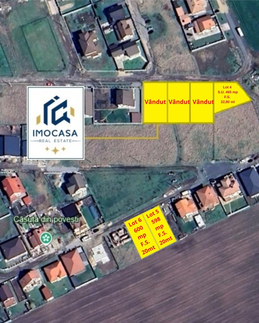 Teren intravilan de vânzare uz Rezidențial cartierul nou Livada Arad - Poză 1