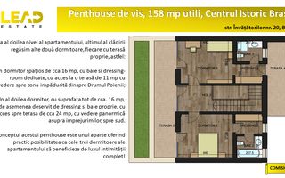 Lux si intimitate! Penthouse 158 mp, Centrul Istoric, Brasov - Poză 6