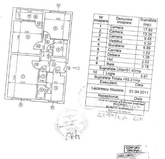 AP. 3 CAMERE- TITAN, BLOC REABILITAT, MOBILAT/UTILAT, COMISION 0% - Poză 11